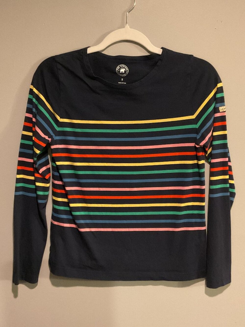 STRIPED SHEEP LONG SLEEVE STRIPED TOP